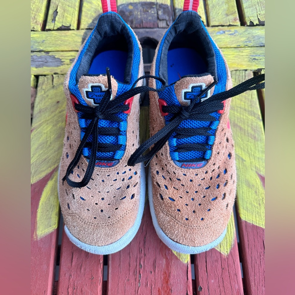 🤎♥️💙🏃♀️🏃♂️NIKE FREE RUN TRAIL DARK RUSSET RED RUNNING SHOES - Picture 6 of 16